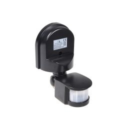 Senzor de mișcare și crepuscul perete Maclean, 180°, max. 1200 W, negru, MCE25B