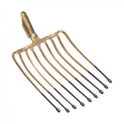 Furcă pentru cartofi, cu 9 coarne, fără coadă, 27 × 36 cm