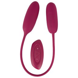 Sweet Smile RC Shaking & Vibrating Love Egg Duo Red