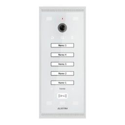 Panou exterior video Home pentru 5 Familii - SMART, G3 - ELECTRA VPM.05S03.ELWH4