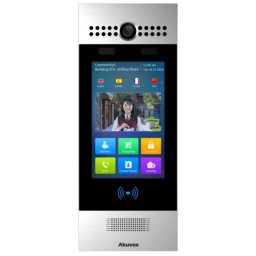 Post de apel Videointerfon IP Akuvox R29C R29C-BK recunoastere faciala si ecran touchscreen 7 inch