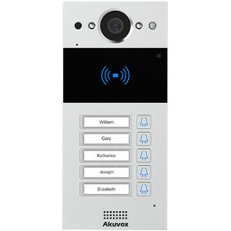 Post de apel videointerfon IP SIP Akuvox R20BX5 cu 5 butoane