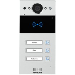 Post de apel videointerfon IP SIP Akuvox R20BX3 cu 3 butoane