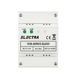 Doza derivatie video 4 iesiri pentru EXPERT, G3 - ELECTRA VCB.4DR03.ELG05