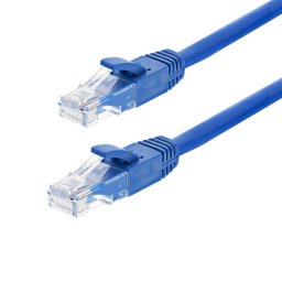 Patch cord Gigabit UTP cat6, LSZH, 3.0m, albastru - ASYTECH Networking TSY-PC-UTP6-3M-B