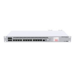 Cloud Core Router, 4 x SFP, 12 x Gigabit, 8MB RAM, RouterOS L6, 1U - MikroTik CCR1036-12G-4S-EM