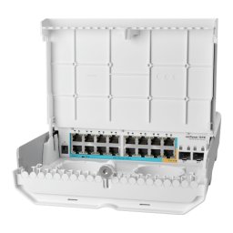 Smart Switch outdoor 16 x 10 100Mbps (15 PoE inversate), 2 x SFP - Mikrotik CRS318-1Fi-15Fr-2S-OUT