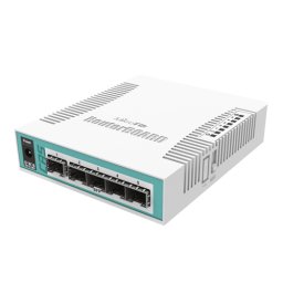 Smart Switch, 5 x SFP, 1 x Combo port SFP Gigabit - Mikrotik CRS106-1C-5S