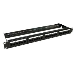 Patch Panel 1U, UTP cat6, 24 porturi RJ45 - ASYTECH Networking ASY-PP-UTP6-24