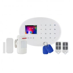 Kit alarma wireless cu GSM, WIFI si RFID Kerui KR-W20