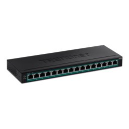 Switch 16 porturi Gigabit PoE PoE+ 123W - TRENDnet TPE-TG160H