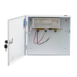 Sursa de alimentare 12V 10A, back-up in cabinet metalic SDC-12-10B
