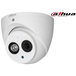 Camera HDCVI 2MP cu audio Dahua HAC-HDW1200EM-A