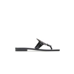 KARL LAGERFELD Sandale Ring Logo Toe Post KL80408 000-black lthr