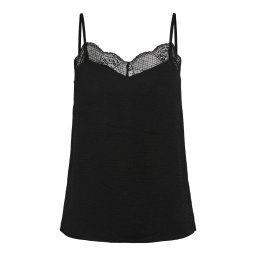 PIECES Top 'PCTiffany' negru
