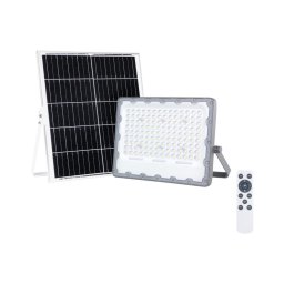 Proiector LED solar FOCUS 100W, 15000 mAh, 3,2V, 6000K, IP65 + telecomandă