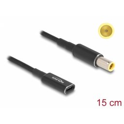 Adaptor de incarcare laptop USB type C la IBM 7.9 x 5.5 mm M-T 0.15m, Delock 60041