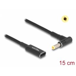 Adaptor de incarcare laptop USB type C la HP 4.8 x 1.7 mm M-T 0.15m, Delock 60033