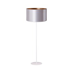 Lampadar Duolla CANNES 1xE27/15W/230V d. 45 cm argintiu/cupru/alb