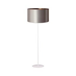 Lampadar Duolla CANNES 1xE27/15W/230V d. 45 cm argintiu/cupru/alb
