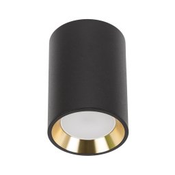 Spot CHLOE 1xGU10/35W/230V negru/auriu rotund
