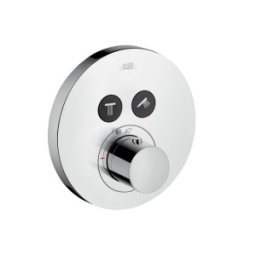 Baterie termostatata cu doua functii Hansgrohe Axor ShowerSelect Round 36723000
