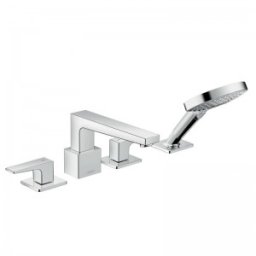 Baterie Hansgrohe pentru cada cu 4 gauri model Metropol