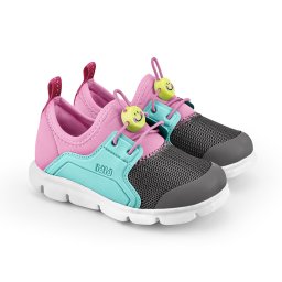 Pantofi Sport Fete Bibi Energy New II Pink/Grey