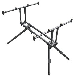 Rodpod lansete, Baracuda RP11, 4 posturi, negru