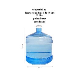 Bidon Apa 11L Dozator Apa Policarbonat