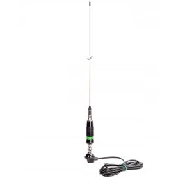 Antena CB LEMM Magnum AT-71, lungime 170 cm, castig 3dB, 26.5-28Mhz, 600W, cablu RG58 4m, fabricata in Italia