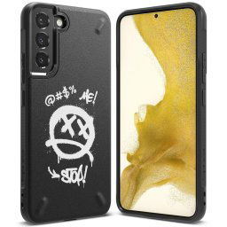 Husa Ringke Onyx Design Durable TPU Cover for Samsung Galaxy S22 + (S22 Plus) black (Graffiti) ()