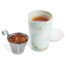 Cana Kati Ceramica si infuzor din inox Wellbeing 350 ml