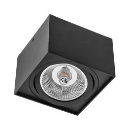 Spot CHLOE AR111 1xGU10/50W/230V negru pătrat