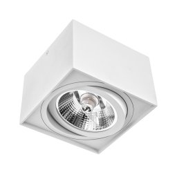 Spot CHLOE AR111 1xGU10/50W/230V alb pătrat