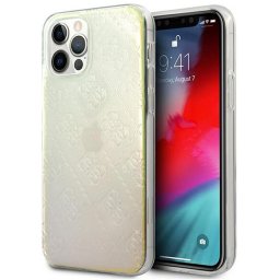 Husa Guess Husa Pattern Collection iPhone 12 / 12 Pro Iridescent