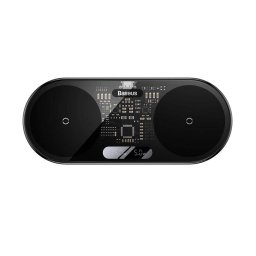Baseus Digital LED Display Dual Qi wireless charger, 20W