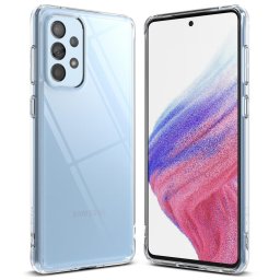 Husa Ringke Fusion tpu case with frame for Samsung galaxy a73 transparent