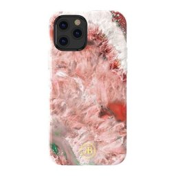 Husa Kingxbar Agate Series case decorated printed Agate iPhone 12 mini red