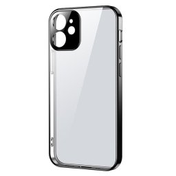Husa Joyroom New Beauty Series ultra thin case with electroplated frame for iPhone 12 Pro black (JR-BP743)