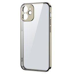 Husa Joyroom New Beauty Series ultra thin case with electroplated frame for iPhone 12 Pro golden (JR-BP743)