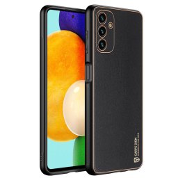 Husa Dux Ducis Yolo elegant cover made of ecological leather for Samsung Galaxy A13 5G black