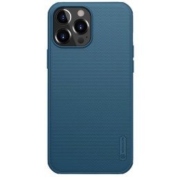 Husa Nillkin Super Frosted Shield Case + kickstand for iPhone 13 Pro Max blue