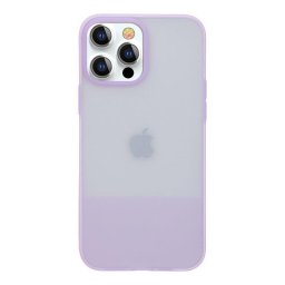 Husa Kingxbar Plain Series case cover for iPhone 13 Pro Max silicone cover purple