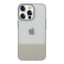 Husa Kingxbar Plain Series case cover for iPhone 13 silicone cover gray
