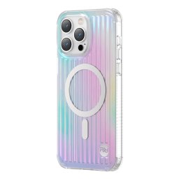 Husa Kingxbar PQY Go Out Series magnetic case for iPhone 14 Plus MagSafe laser color
