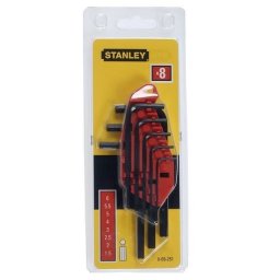 Set 8 chei imbus Stanley, tip L , metric 1.5-6 mm