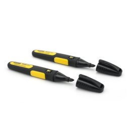Set 2 bucati markere Stanley Fatmax, 0-47-314, negru, varf lat