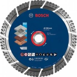 Disc de taiere diamantat EXPERT MultiMaterial 230 x 22,23 x 2,4 x 15 mm