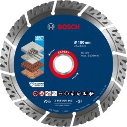 Disc de taiere diamantat EXPERT MultiMaterial 180 x 22,23 x 2,4 x 12 mm